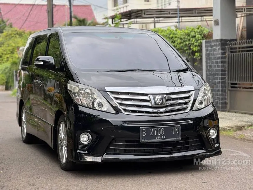 Jual Mobil Toyota Alphard 2012 S 2.4 di DKI Jakarta Automatic MPV Hitam Rp 270.000.000