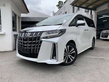 2019 Toyota Alphard 2.5 SC Package MPV**3 LED**SUNROOF**PREMIUM WARRANTY**SHOWROOM CONDITION**