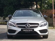 2018 MERCEDES-BENZ C350 e AMG (A) W205, 9G-TRONIC Original Full AMG, Super High Spec, Brand NEW By MERCEDES C&C Malaysia, Under Warranty