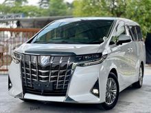 2018 Toyota Alphard 2.5 G Spec Alpine Set Monitor SunRoof Front Rear Side View Camera HDMI USB Port Unregistered 5 Years Warranty