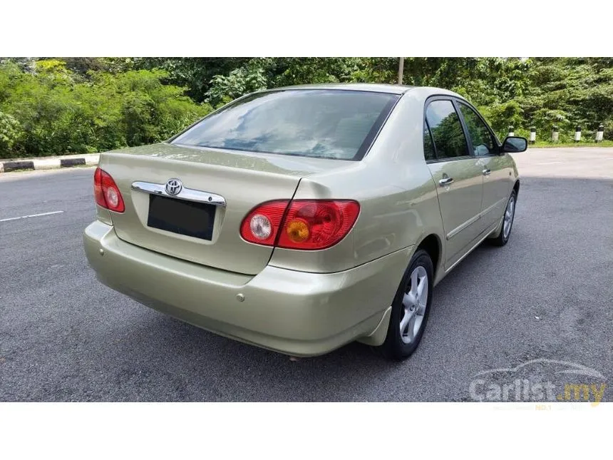 Used 2002 Toyota Corolla Altis 1.8 G Sedan - Carlist.my