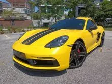 2017 Porsche 718 2.5 Cayman S Coupe FULL SPEC+ BLACK INTERIOR+PDLS PLUS+SPORT CHRONO+PASM+BOSE+14 WAYS SEAT+CAYMAN S RIM+MFSW+POWER STEERING PLUS