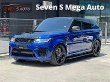2018 Land Rover Range Rover Sport 5.0 SVR Carbon Package Auto Side Steps 360 Camera Meridian Sound System Acc Free Ready Stock Come And View Now