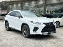 2022 Lexus RX 300 2.0 F Sport SUV 27K KM Grade 5AB Proof 4Cam