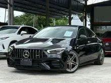 2022 Mercedes-Benz AMG CLA45 S 2.0 4MATIC+ Coupe 5A/17K KM BURMESTER SOUND SYSTEM RED & BLACK INTERIOR HUD BSM