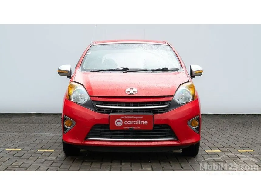 Jual Mobil Toyota Agya 2015 G 1.0 di Banten Manual Hatchback Merah Rp 82.000.000