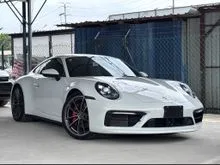 UNREG 2021 Porsche 911 992 Carrera S (A) Sport Chrono, PDLS, Sport Exhaust & More