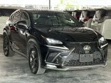 2020 Lexus NX300 2.0 F Sport SUV Sunroof Yellow&Black Leather HUD High Grade Ready Stock