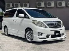 2012 Toyota Alphard 2.4 SC MPV (A) 138K MILEAGE FULL SERVICE RECORD 7 SEATERS FREE 1 YEARS WARRANTY