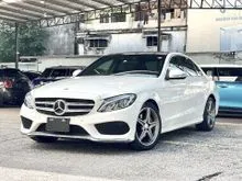 2017 Mercedes-Benz C200 2.0 AMG Sedan - PANORAMIC ROOF ROOF_POWER BOOT_HEAD UP DISPLAY_REVERSE CAMERA_BLIND SPOT MONITOR_2X ELECTRIC MEMORY SEATS