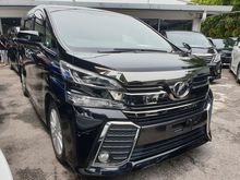 2015 Toyota Vellfire 2.5 Z SPEC 8 SEATERS WITH 2 POWER DOORS MPV