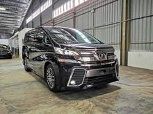 2017 Recon Toyota Vellfire 2.5 ZG MPV Sunroof Pre Crash With 4 Years Warranty