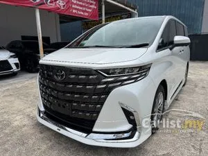 2024 Toyota Alphard 2.5 Z SPEC SUNROOF 4CAMERA HUD DIM BSM ROOF TV MODELISTA BODYKITS & EXHAUST GRADE 5A JAPAN EDITION