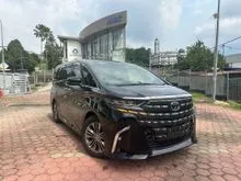 2024 Toyota Alphard 2.5 Z **ONLY GOOD GRADE CAR HERE** + Low Mileage + MOONROOF + SIDE STEP + HUD + DIM + BSM + 360 CAMERA