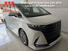 2024 Toyota Alphard 2.5 Z, 8,470 km, 5A, Modelista BodyKit, 4 Cameras, Moon Roof, Power Sun Shade, DIM, BSM, TTM, Head Up Display
