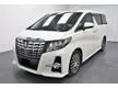 Used 2015 Toyota Alphard 2.5 G SC 1 Year Warranty - Cars for sale