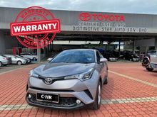 2018 Toyota C-HR 1.8L (AT) +UNDER WARRANTY +FREE 1 YEAR SERVICE BY AUTHORIZED TOYOTA DEALER + CERTIFIED PRE OWNED DEALER