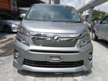 2014 Toyota Vellfire 2.4 Z Golden Eyes 2 + Cooler Box + 2 PwrDoor + PwrBoot + Unreg + Local AP + Showroom Car + CALL TO NEGO LAST PRICE alphard estima