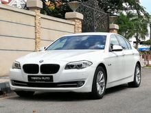 2012 BMW 520i (A) F10 LOCAL, PETROL, TWIN POWER TURBO, HIGH SPEC CKD GPS NAVIGATION. 0%GST ! NO SST !