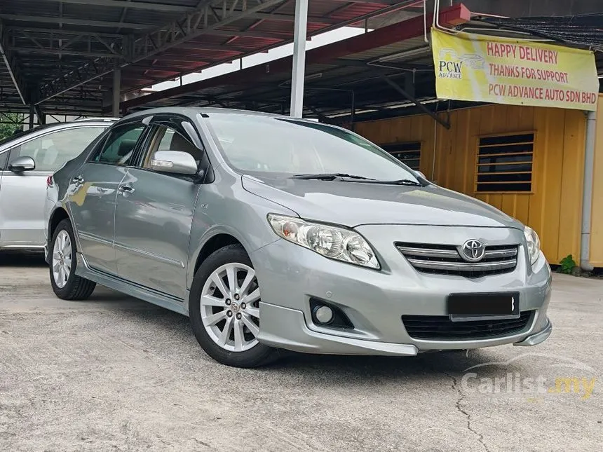 2009 Toyota Corolla Altis G Sedan