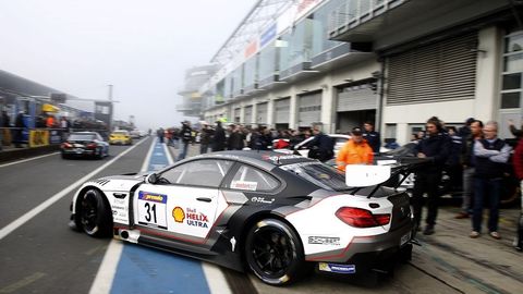 BMW M6 GT3 makes it through 4 hours of the Nurburgring