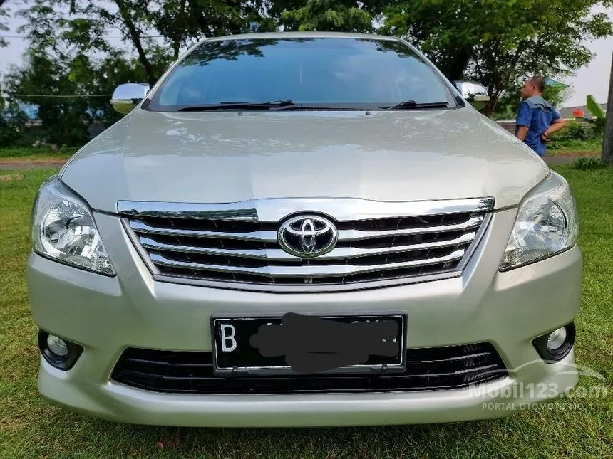 Jual Mobil Toyota Kijang Innova 2012 G 2.0 di DKI Jakarta Manual MPV Silver Rp 140.000.000