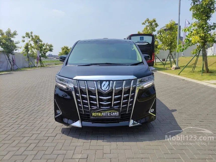 Jual Mobil Toyota Alphard 2018 G 2.5 di Banten Automatic Van Wagon Hitam Rp 825.000.000