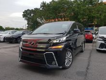 2015 Unreg Recon Toyota Vellfire 2.5 ZA ZG ZAG Edition MPV 3 Years Warranty