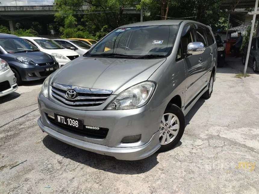 Innova Base 2010 Used 2010 Toyota INNOVA 2.0 (A) G FACELIFT Full BodyKit - Carlist.my