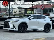 2023 Lexus NX 250 2.5 VERSION L BODYKIT SUNROOF BROWN INTERIOR 4CAM 36K KM 5YRS LEXUS WARRANTY