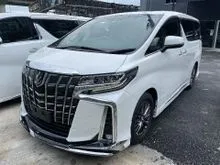 2019 Toyota Alphard 3.5 ELS (PROMOTION PRICE) JBL ,360 CAMERA ,PRE CRASH,PILOT SEATS ,LEATHER UNREG