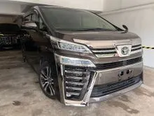 2021 Toyota Vellfire 2.5 ZG SUNROOF, DIM, BSM, ROOF MONITOR