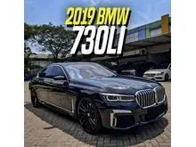 2019 BMW 730Li 2.0 M Sport Sedan Black on Brown Msport LCI Facelift Hitam