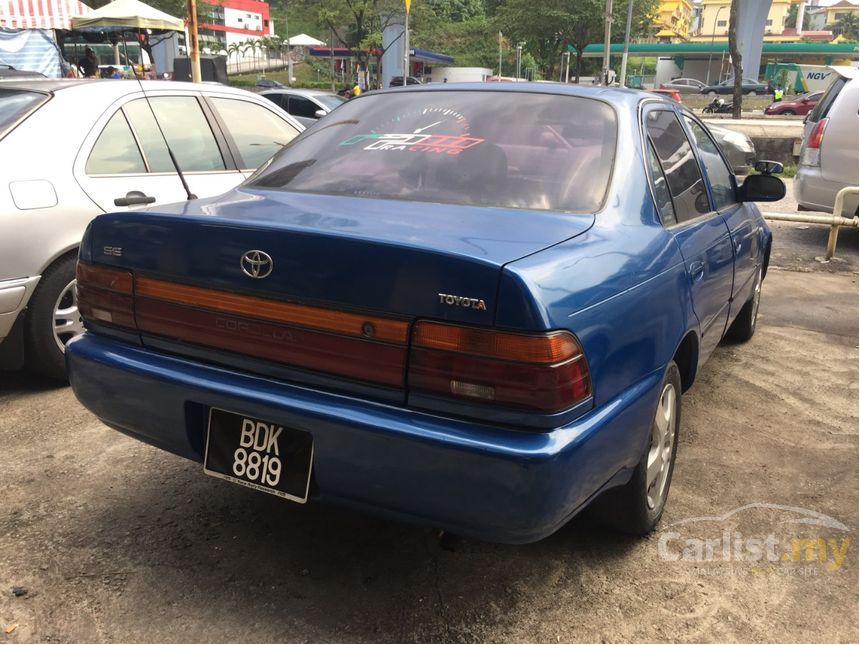 Toyota Corolla 1991 Se 1 3 In Kuala Lumpur Automatic Sedan Blue For Rm 5 500 6909015 Carlist My