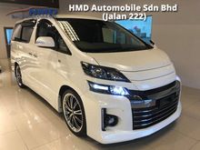 2013 Toyota Vellfire 2.4 Z GS Sport - 0% SST - Japan Toyota Certified Used Car - Highest Grade Unit