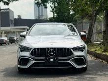 SILVER BEAST CLA45S FACELIFT FULL SPEC  HUD, PANORAMIC & AMG PACKAGE COMPLETE , 6 YEARS WARRANTY UNLIMITED MILLAGE OPEN WORKSHOP
