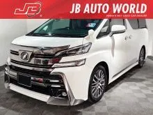 2016 Toyota Vellfire 2.5 ZG (A) 5-Years Warranty
