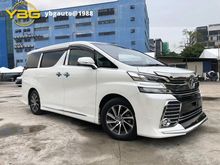 2016 Toyota Vellfire 2.5 Z G Edition MPV modelista sunroof alpine pilot seat white unreg