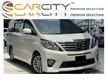 Used 2013 Toyota Alphard 2.4 MPV SC HIGH SPEC WITH PILOT SEAT 360 HD SEROUND CAMERA POWER BOAT ORIGINAL PAINT WEEKEND USED