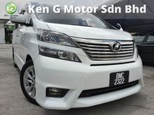 2010 Toyota Vellfire 2.4 Z Platinum MPV POWER BOOTS HIGH SPEC