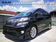 2008/2013 Toyota Vellfire 3.5 Z G Edition (A) Leather Seat Home Theather