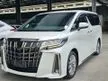 Recon 2020 Toyota Alphard 2.5 SA TYPE GOLD 3LED SUNROOF DIM BSM JPN UNREG - Cars for sale