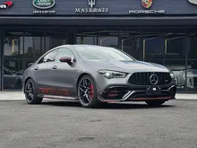 (High Spec) 2023 Mercedes-Benz AMG CLA45 2.0 S 4MATIC+ Street Style Edition Coupe, Bucket Seat, Burmester, Akrapovic Exhaust, CLA45S, 4Cam, BSM, HUD