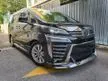 Recon 2019 Toyota Vellfire 2.5 ZA NEW FACELIFT UNREG MODELISTA BODYKIT ROOF MONITOR - Cars for sale