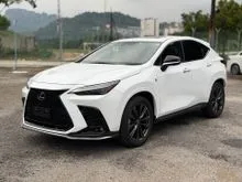 2022 Lexus NX350 2.4t AWD F-Sport (Red Interior, HUD, DIM, Rear E-SEAT, 360cam, BSM, S/R)