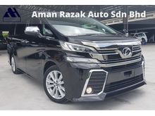 2015 Toyota Vellfire 2.5 ZA Spec 7 Seater 2 Power Door Unregister for sale.