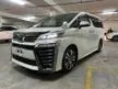 Recon RECON 2020 Toyota Vellfire 2.5 Z G Edition MPV / SUNROOF / DIM BSM / 3 LED HEADLAMP / ROOF MONITOR / 5 YEARS WARRANTY / 1 TIME SERVICE . - Cars for sale