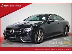 2018 Mercedes-Benz E200 2.0 AMG Coupe LOCAL FULL SERVICE RECORD 1YEAR WARRANTY 44K-MILE ONLY