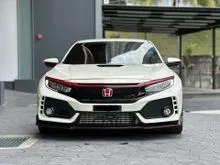 2018 Honda Civic 2.0 Type R Hatchback, 350HP on wheel, Rays Te37 Rim, Hondata Flash Pro Stage 1, PRL Mods, HKS Mods, Cusco Power Brace