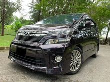 Toyota Vellfire 2.4 Z Golden Eyes MPV 360 CAMERA HOME THEATER LOW MILEAGE 2 POWER DOOR 1 POWER BOOT